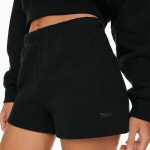 TNA Sweatfleece Cozy Fit Boyfriend shorts